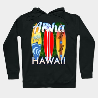 Hawaiian Islands Aloha Hawaii Surf Hoodie